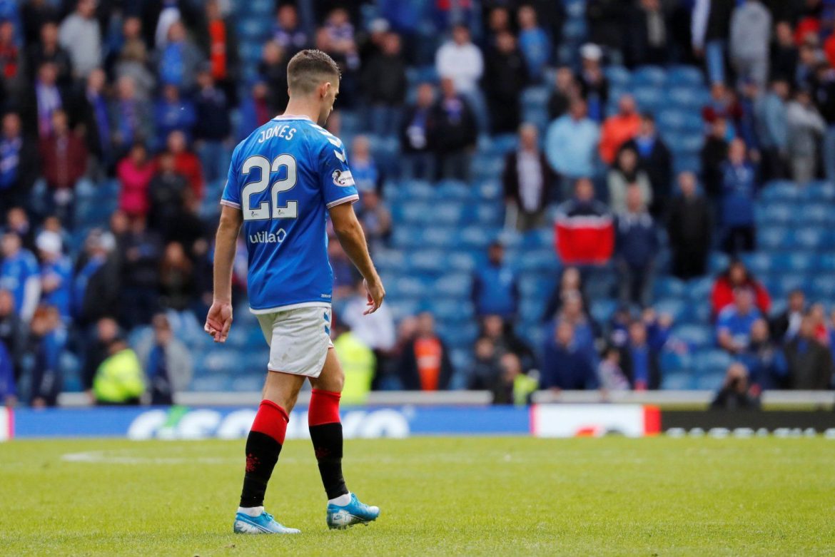 Rangers midfielder Jones won’t join Ipswich